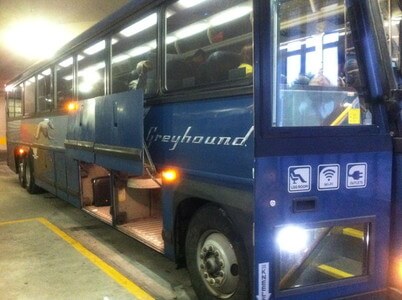 グレイハウンドのバス