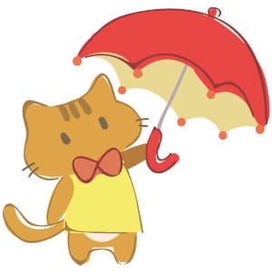 傘を広げるの英語表現