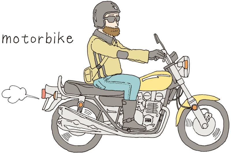 mortorbikeとmortorcycleの違いと使い方