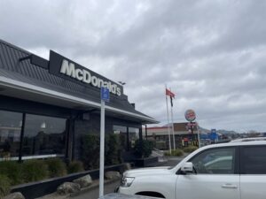 タウポ湖のマクドナルド