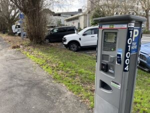 アルバート公園の駐車場