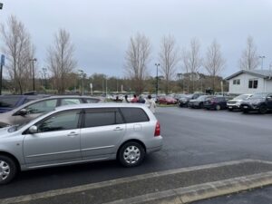 Smales Farm Marketの駐車場