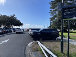 ミッション・ベイの駐車場