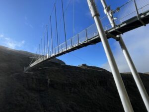 マウント・タラナキの吊り橋