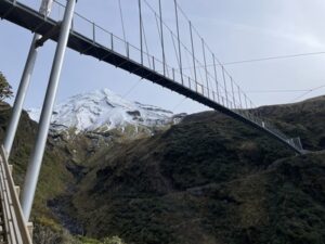 マウント・タラナキの吊り橋