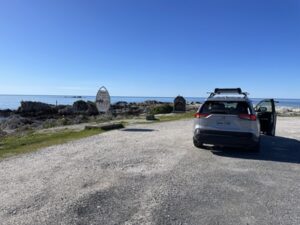 カイコウラの海岸沿い