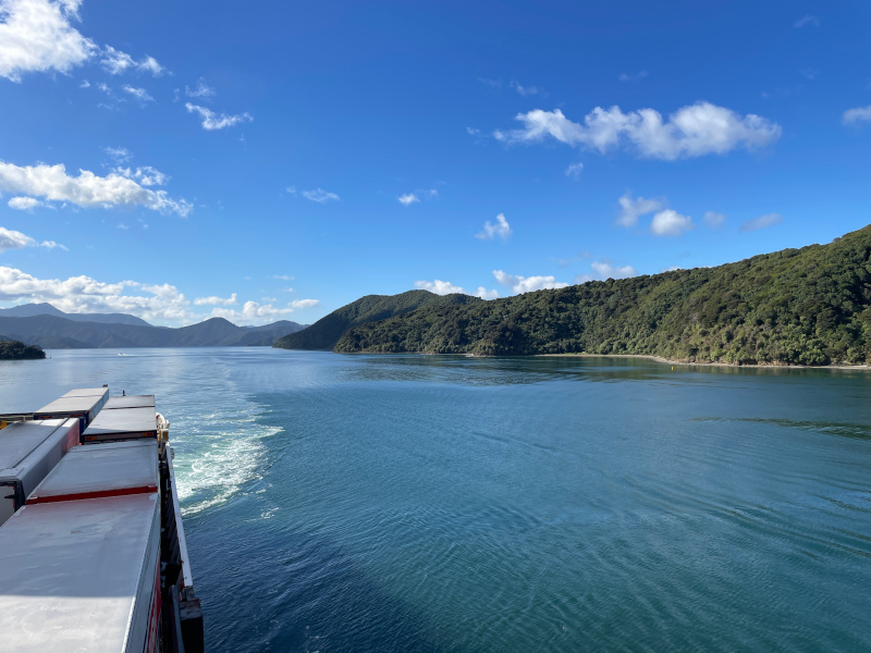 フェリーからの絶景