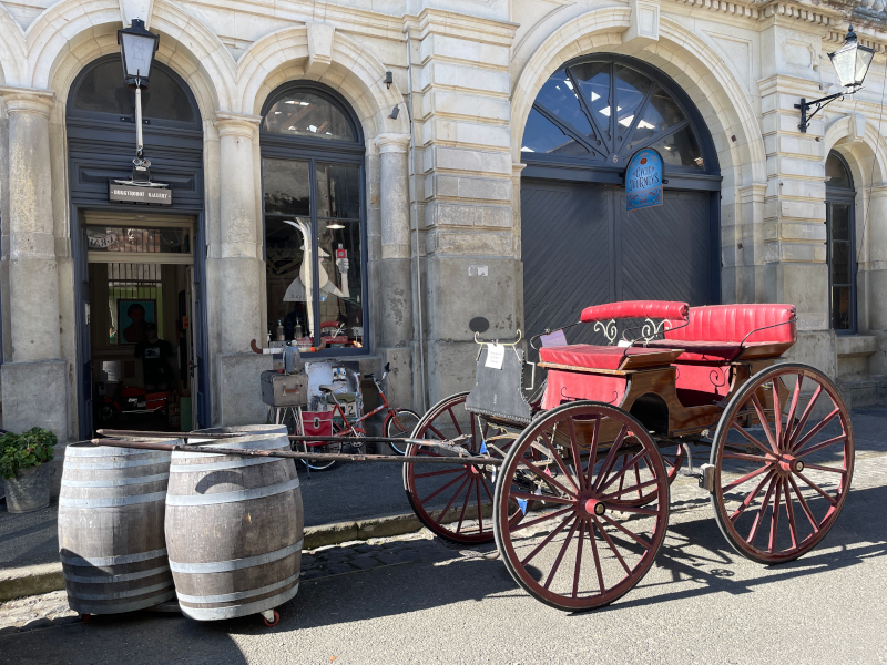 オアマルの歴史的建築物の集まる地区
